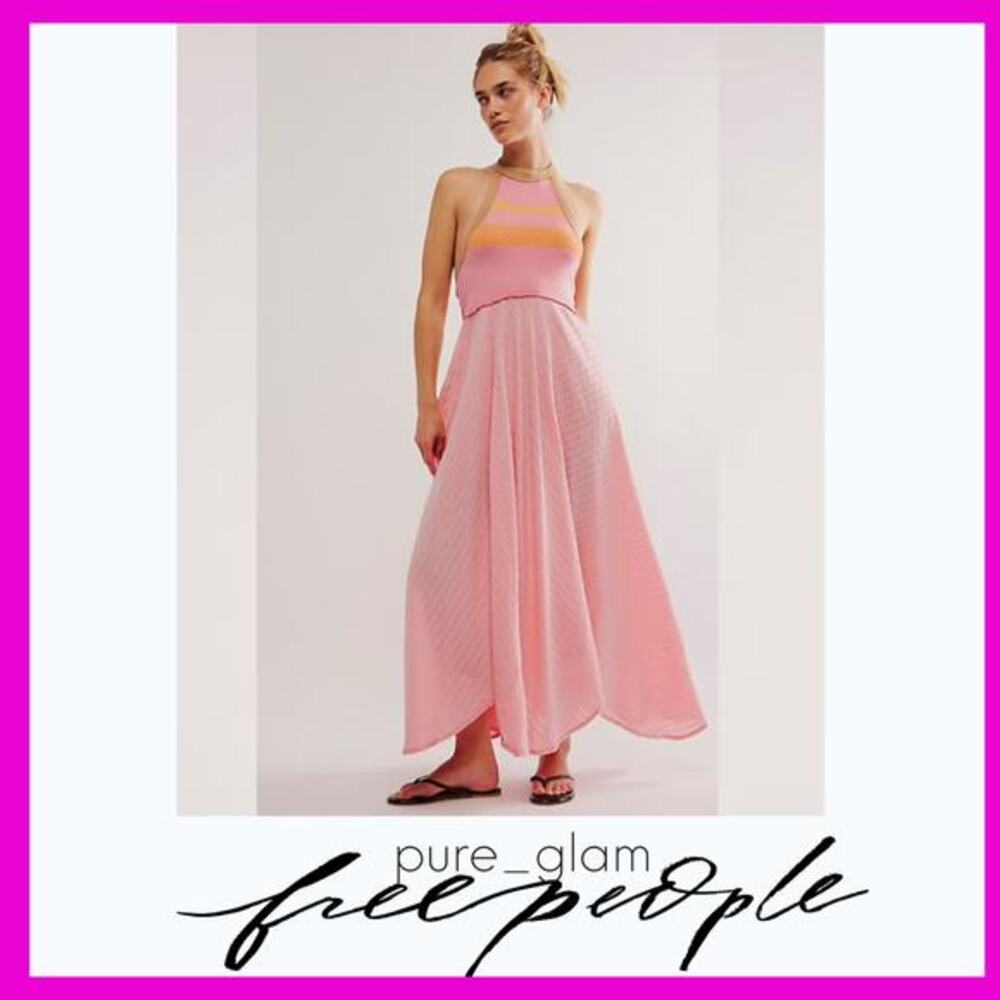 Free People maxi dress boho summer